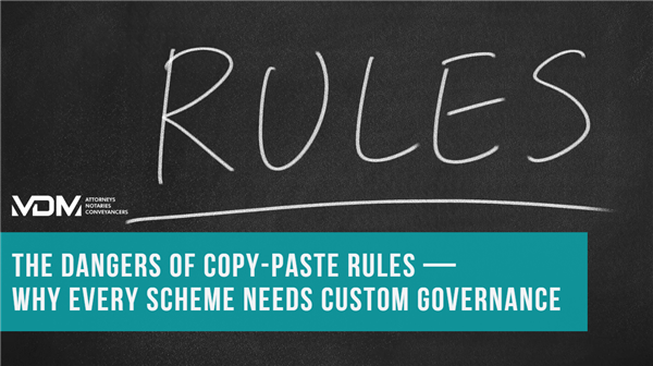 The Dangers of Copy-Paste Rules - Why Every Scheme Needs Custom Governance